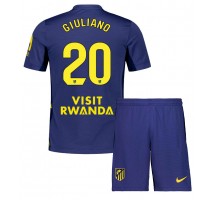 Atletico Madrid Giuliano Simeone #20 Koszulka Wyjazdowa dzieci 2025-26 Krótki Rękaw (+ krótkie spodenki)